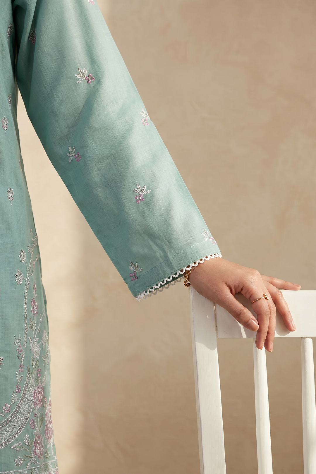 Embroidered Kurta Dupatta Trouser - 3252