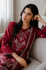 Embroidered Kurta Dupatta Trouser - 3284