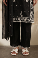 Embroidered Kurta Dupatta Trouser - 3716