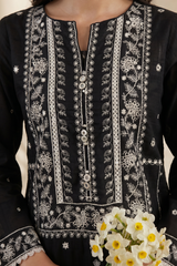 Embroidered Kurta Dupatta Trouser - 3716