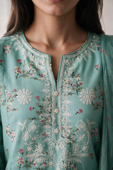 Embroidered Kurta Dupatta Trouser - 3720