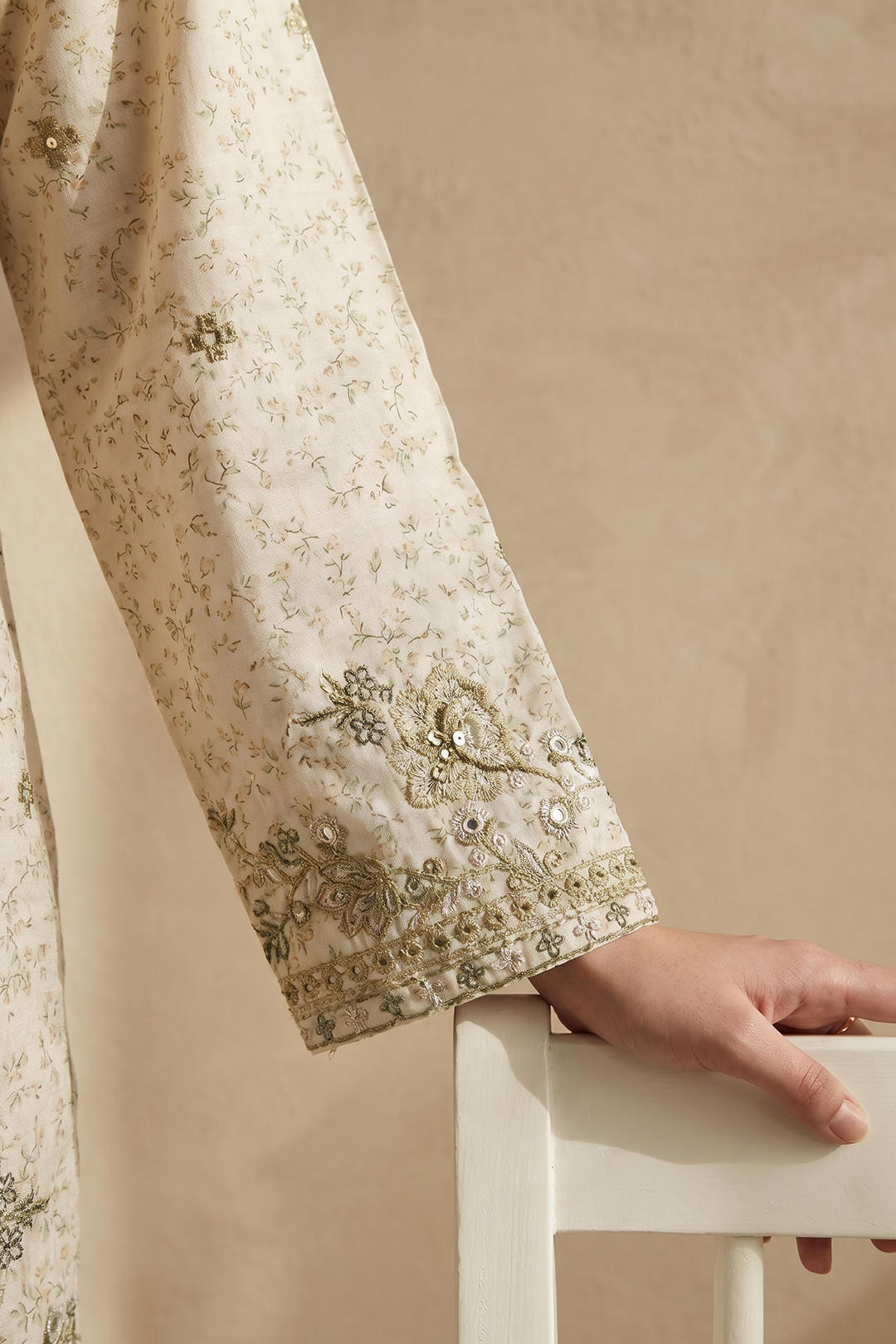 Embroidered Kurta Dupatta Trouser - 3727