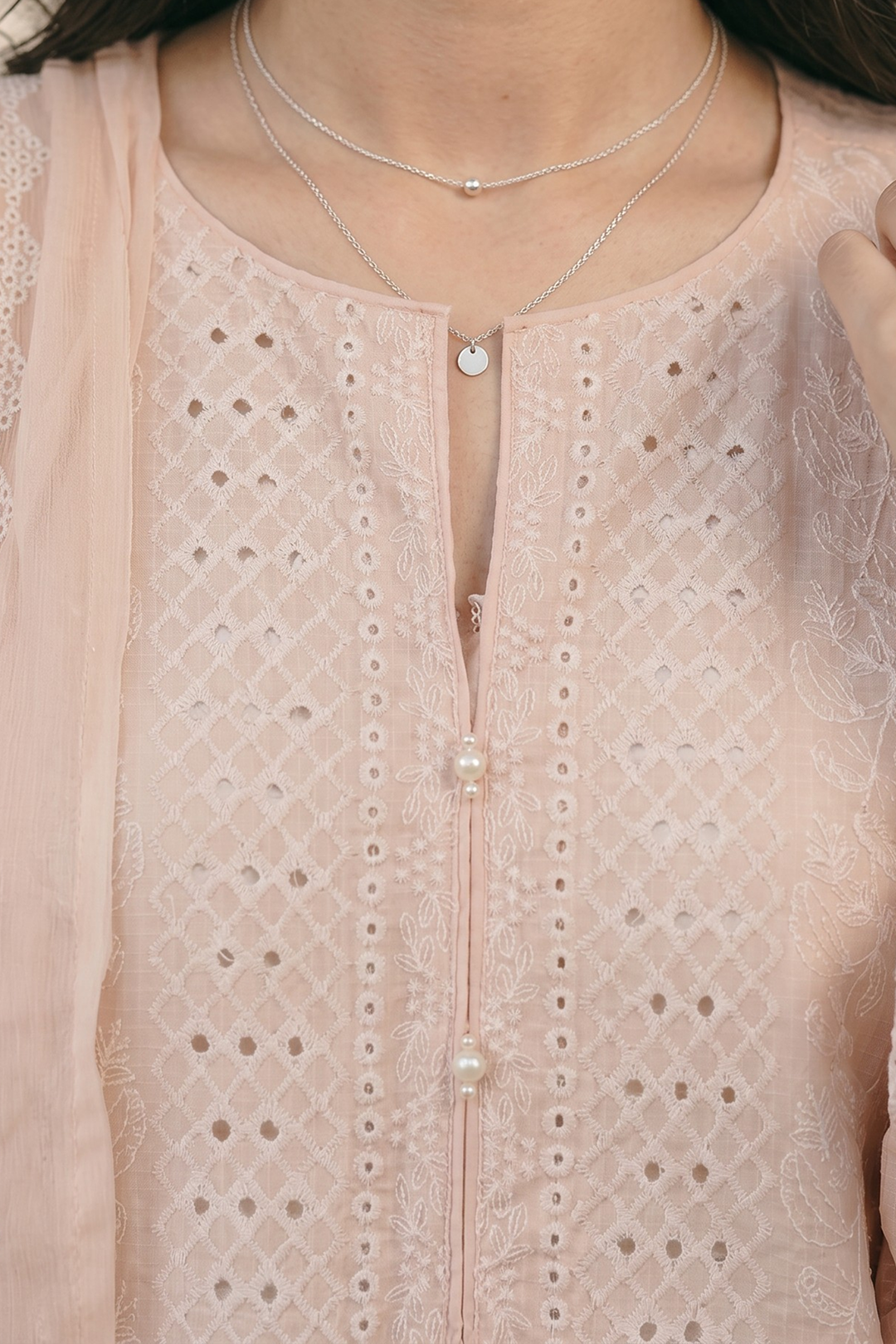 Embroidered Kurta Dupatta Trouser - 3731