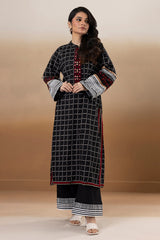 Embroidered Kurta Trouser - 3384