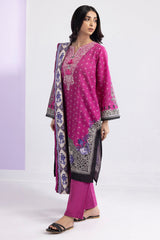 Embroidered Kurta Shawl Trouser - 2952