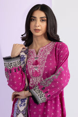 Embroidered Kurta Shawl Trouser - 2952