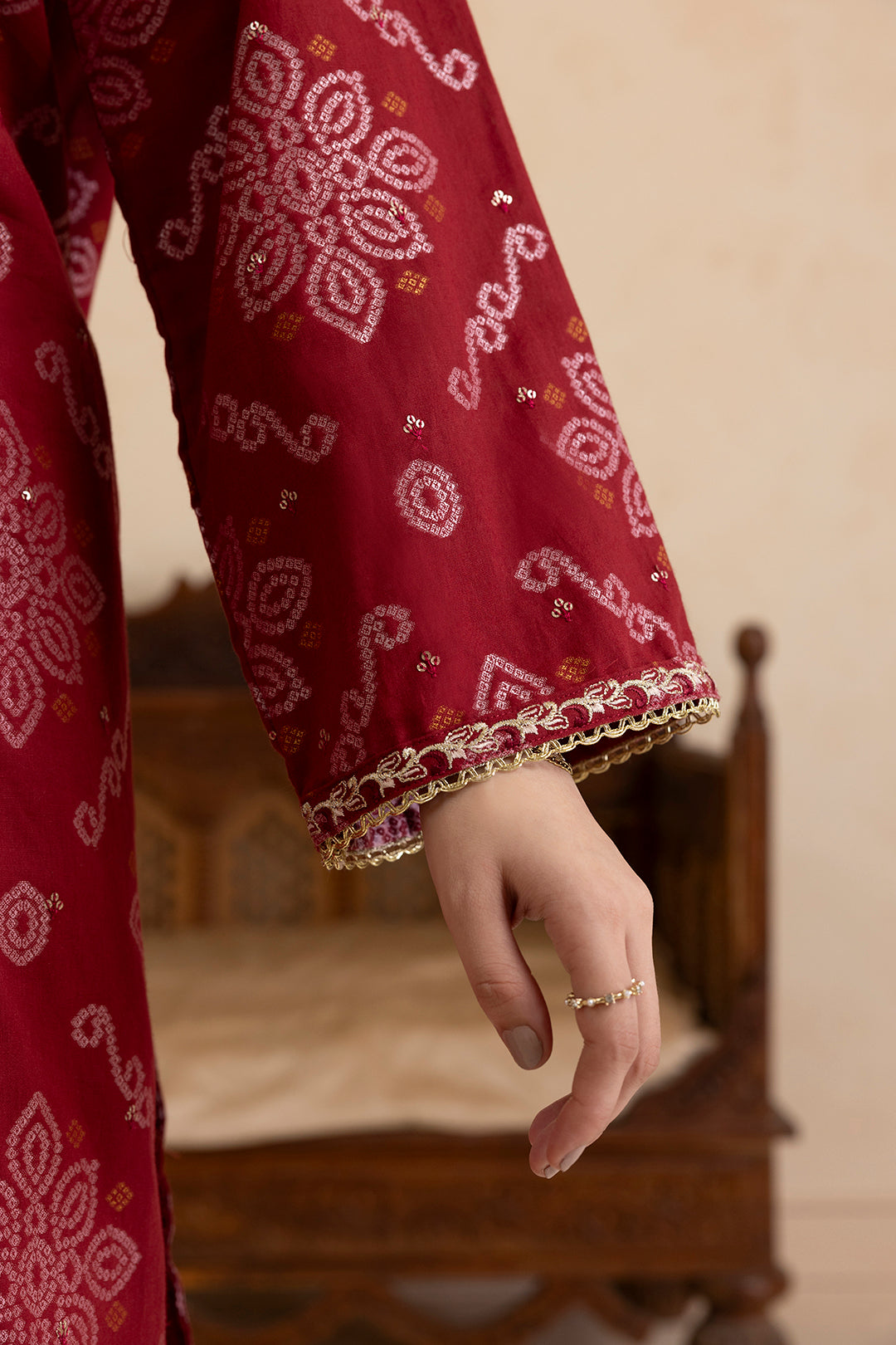 Embroidered Kurta Dupatta Trouser - 3357
