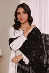 Embroidered Kurta Dupatta Trouser - 3376