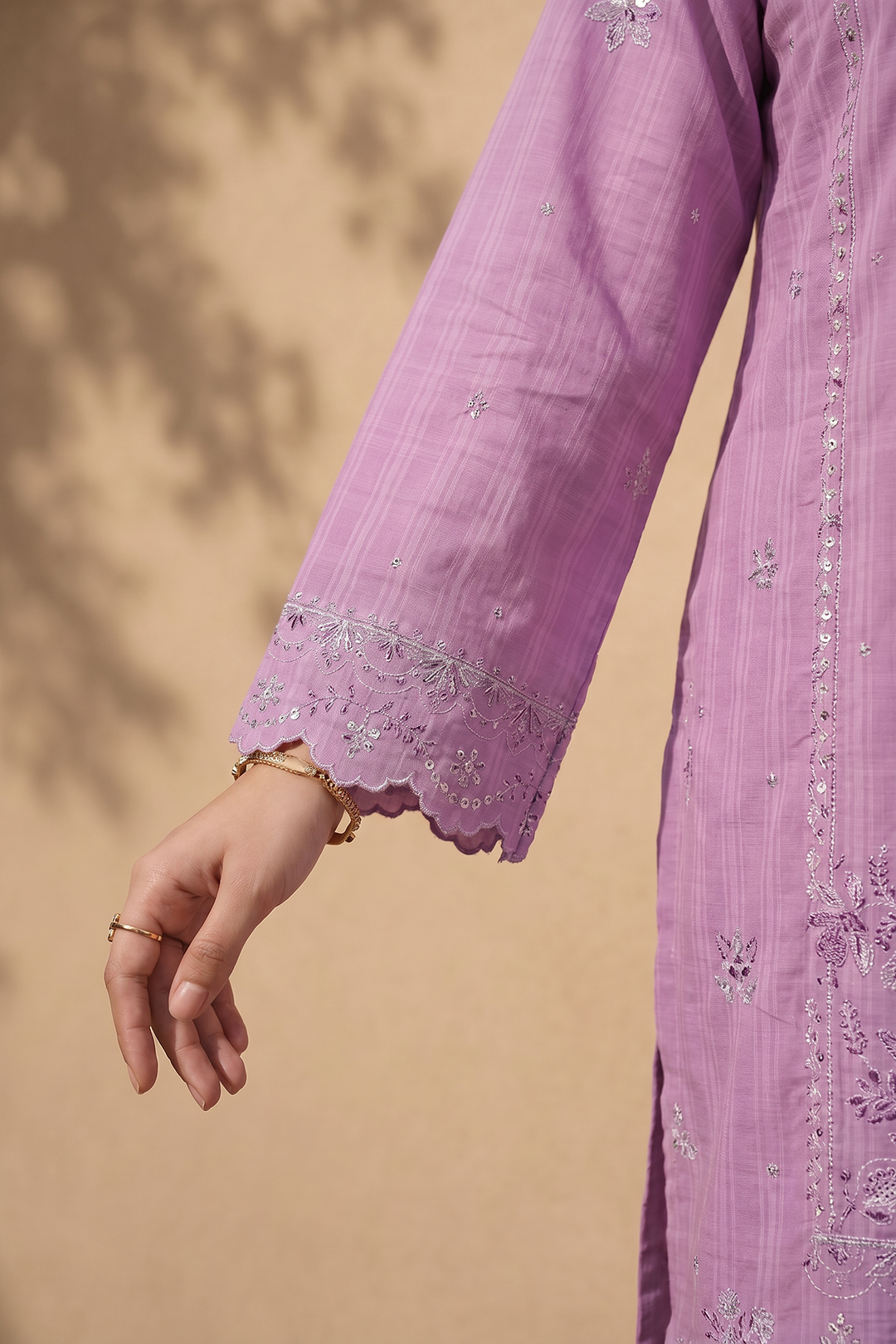 Embroidered Kurta Trouser - 2545