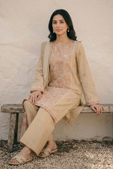 Embroidered Kurta Dupatta Trouser - 2588