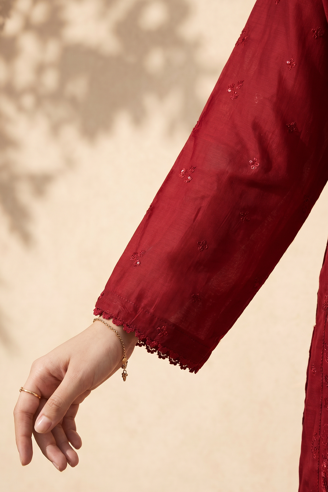 Embroidered Kurta Dupatta Trouser - 2607