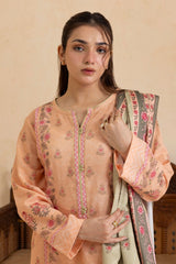Kurta Shawl Trouser - 2784