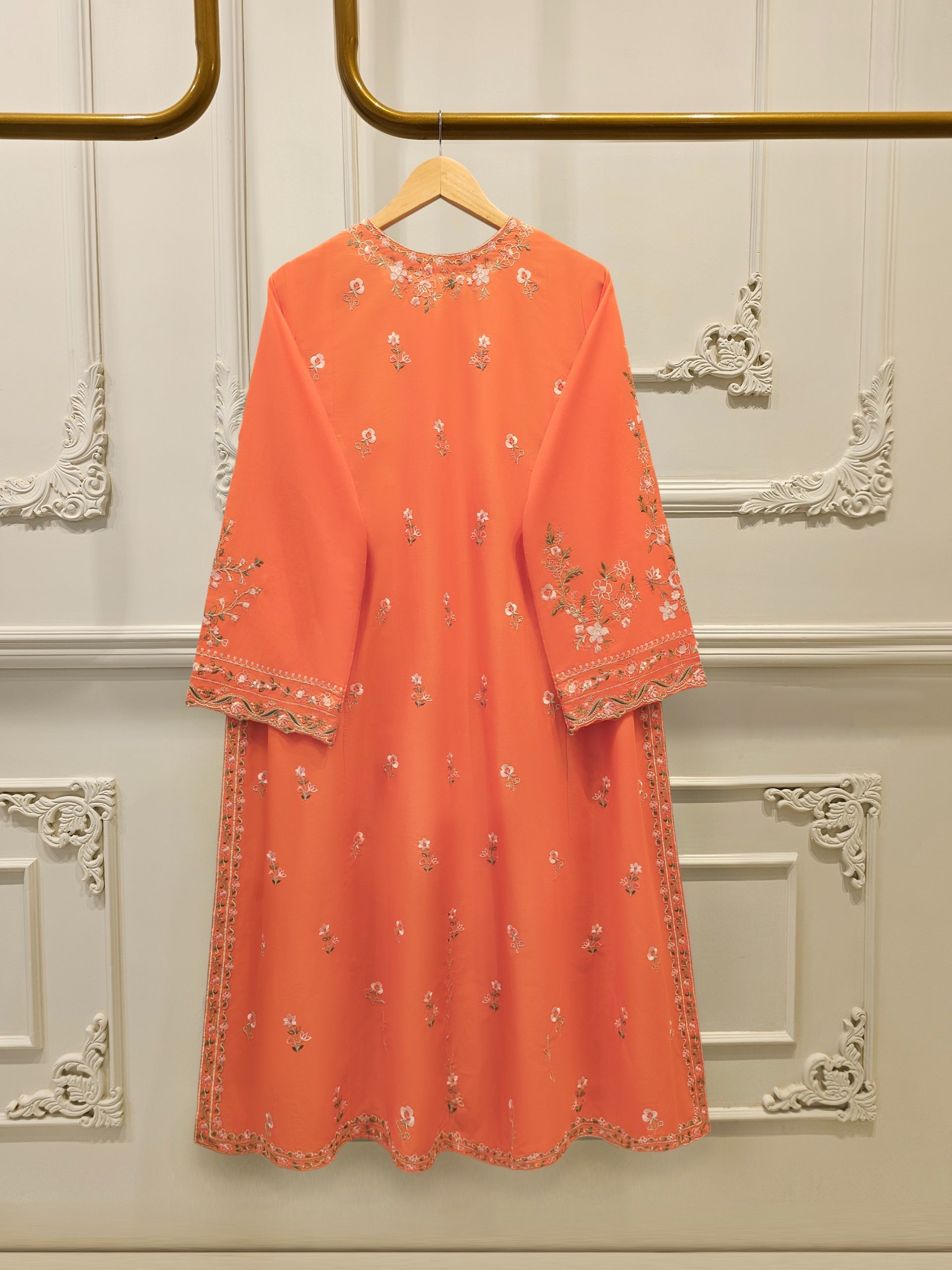 3 Piece - Embroidered Cambric  Suit S114602