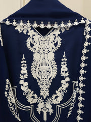 3 Piece - Pure Embroidered Korean Silk Suit S114670