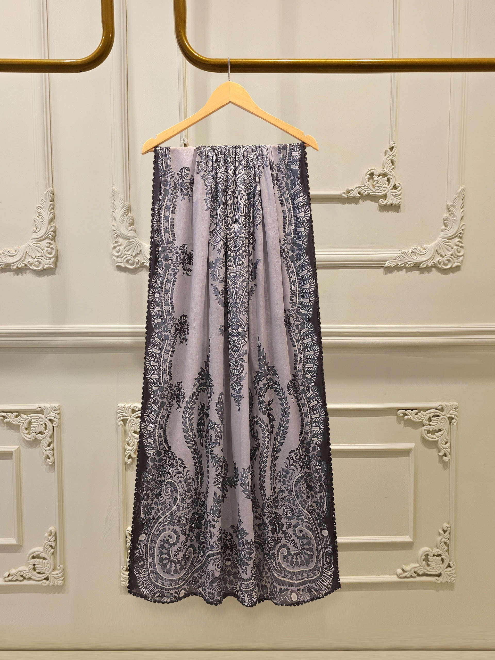2-Piece Digital Printed Cambric Suit S114718