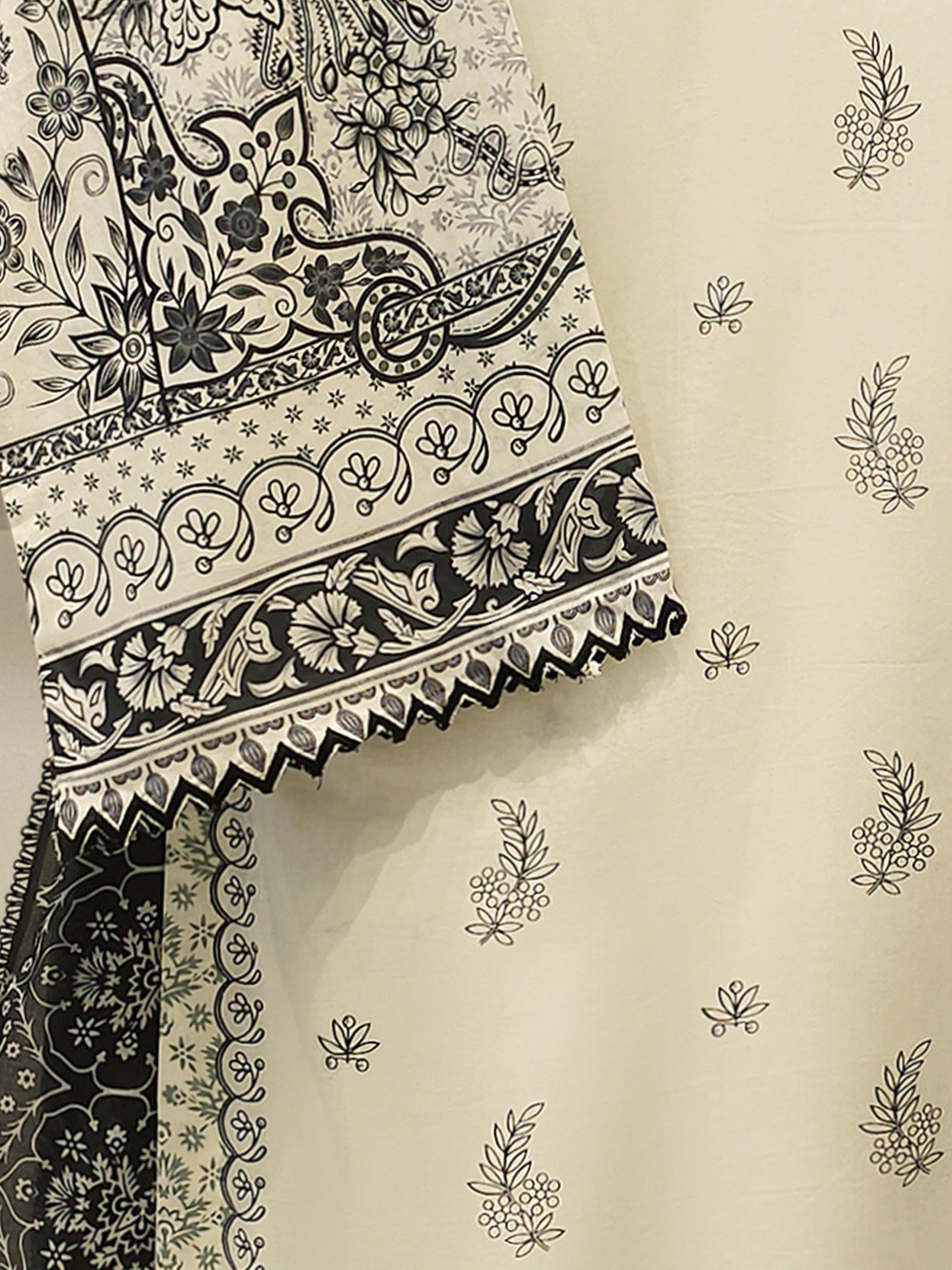 2-Piece Digital Printed Cambric Suit S114770
