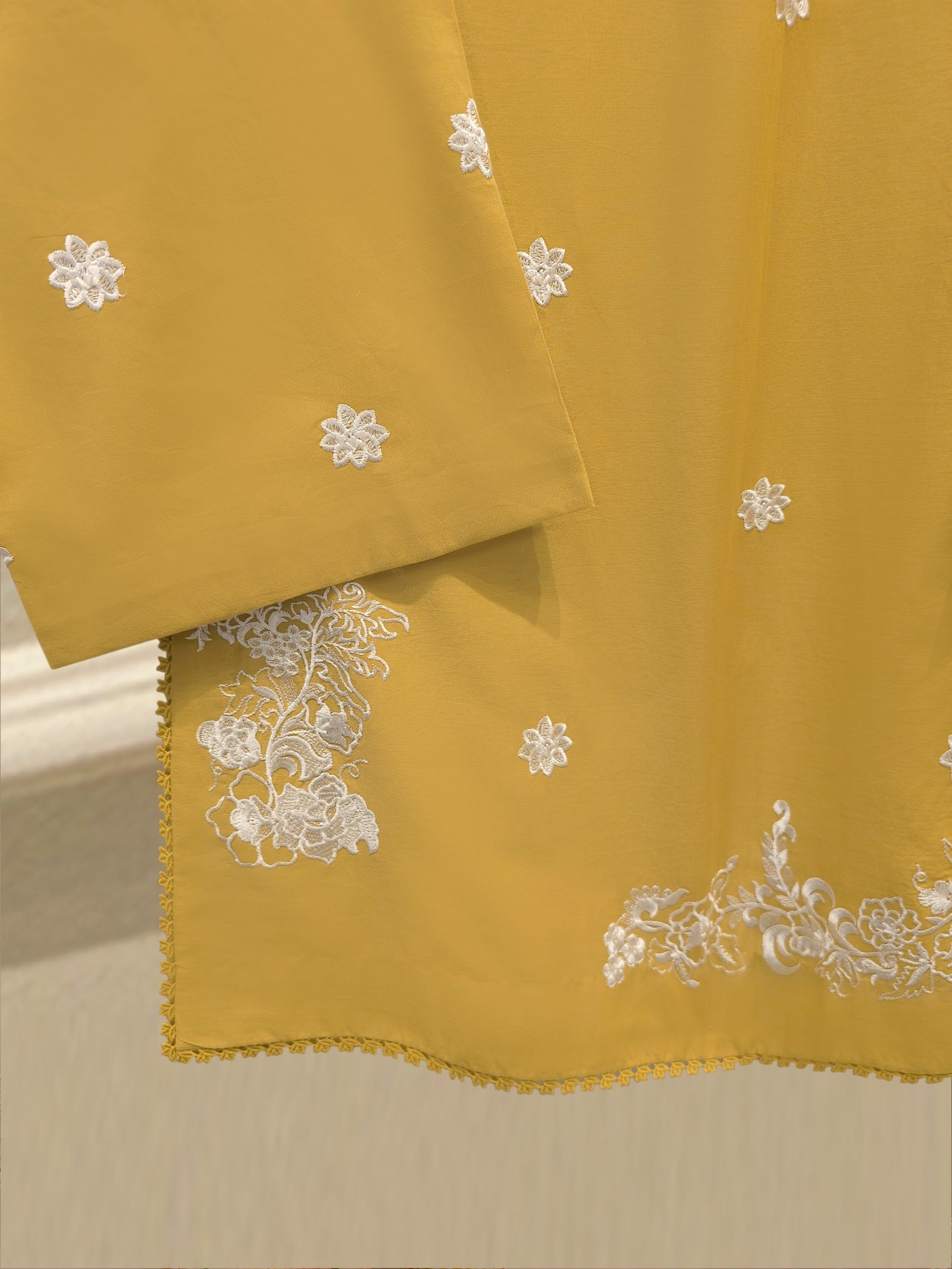 3 Piece - Embroidered Cambric Suit S114817