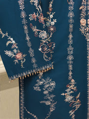 3 Piece - Pure Khaddi Silk Embroidered  Suit S114823