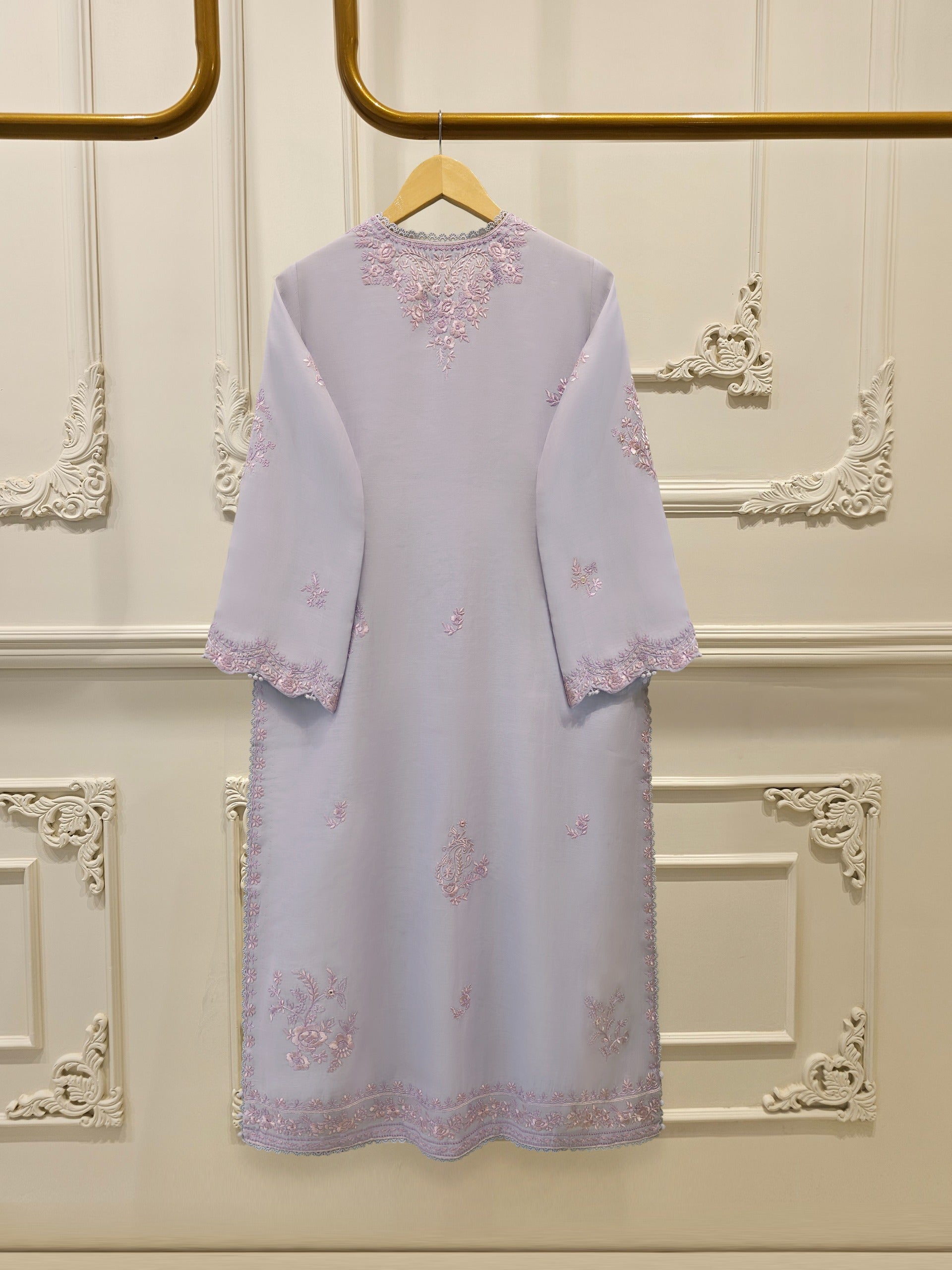 Embroidered Kora  Cotton Shirt S114887