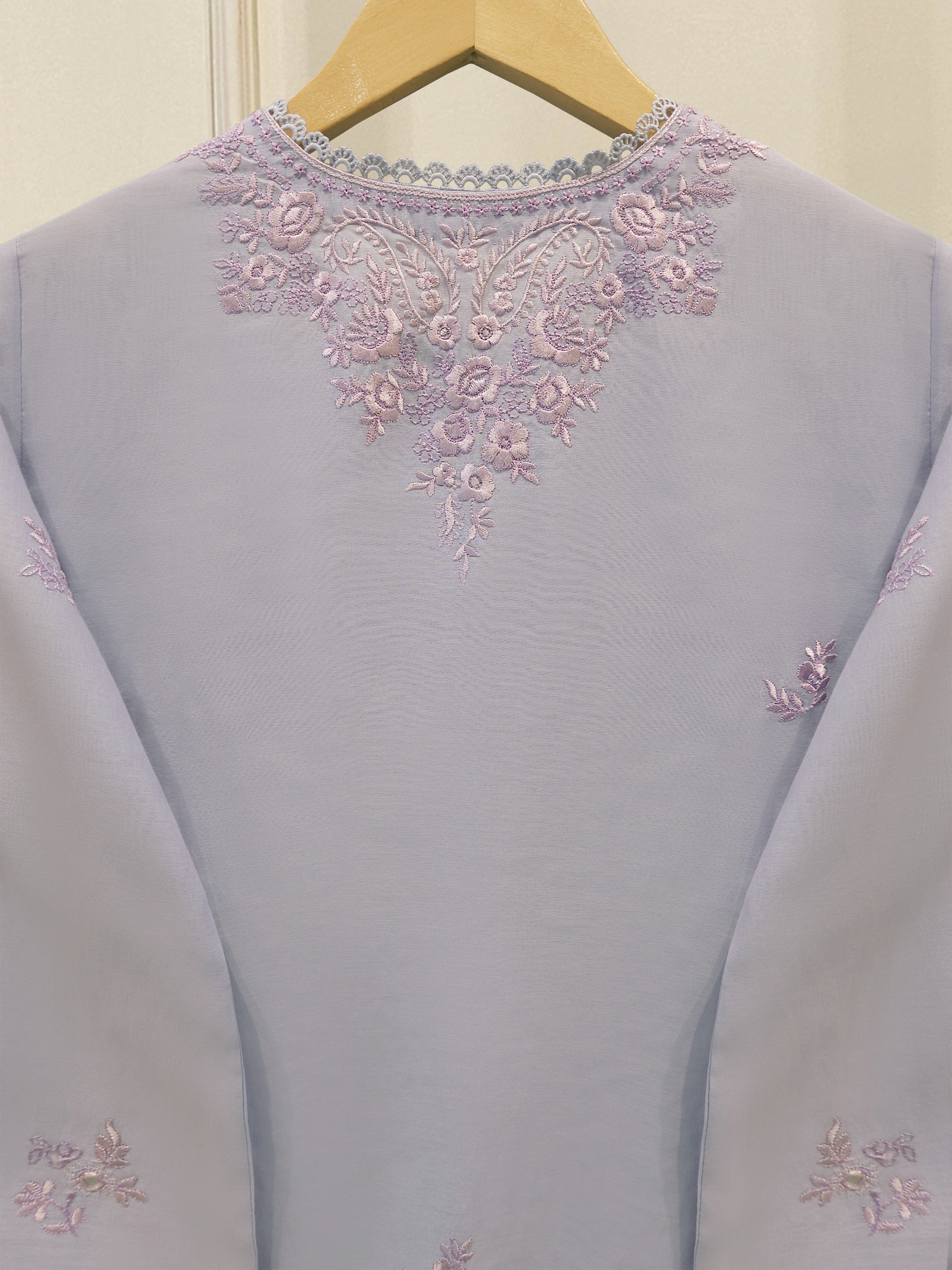 Embroidered Kora  Cotton Shirt S114887