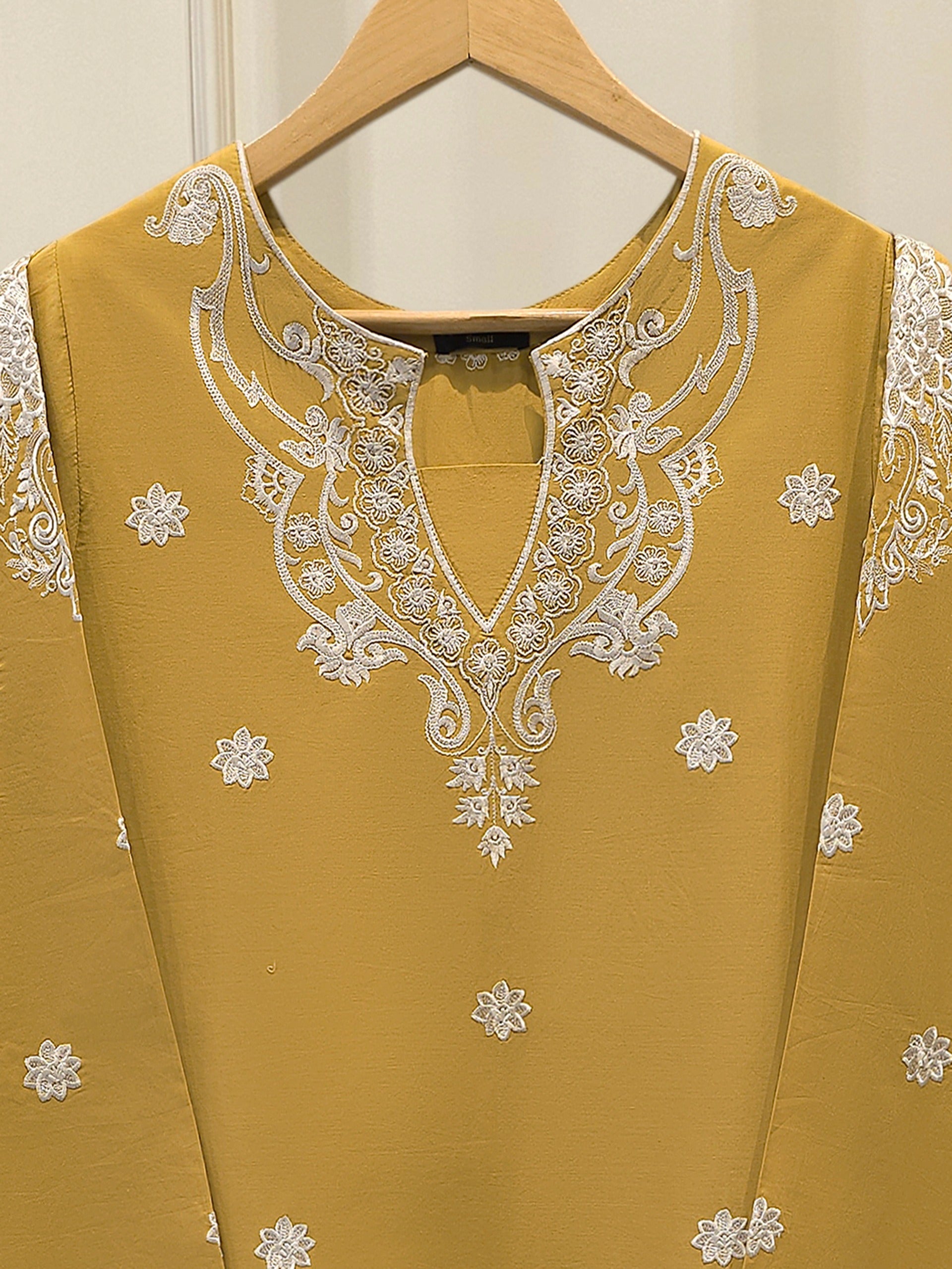 2 Piece - Embroidered Cambric Suit S114967
