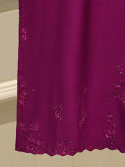 3 Piece - Pure Khaddi Silk Embroidered  Suit S115230