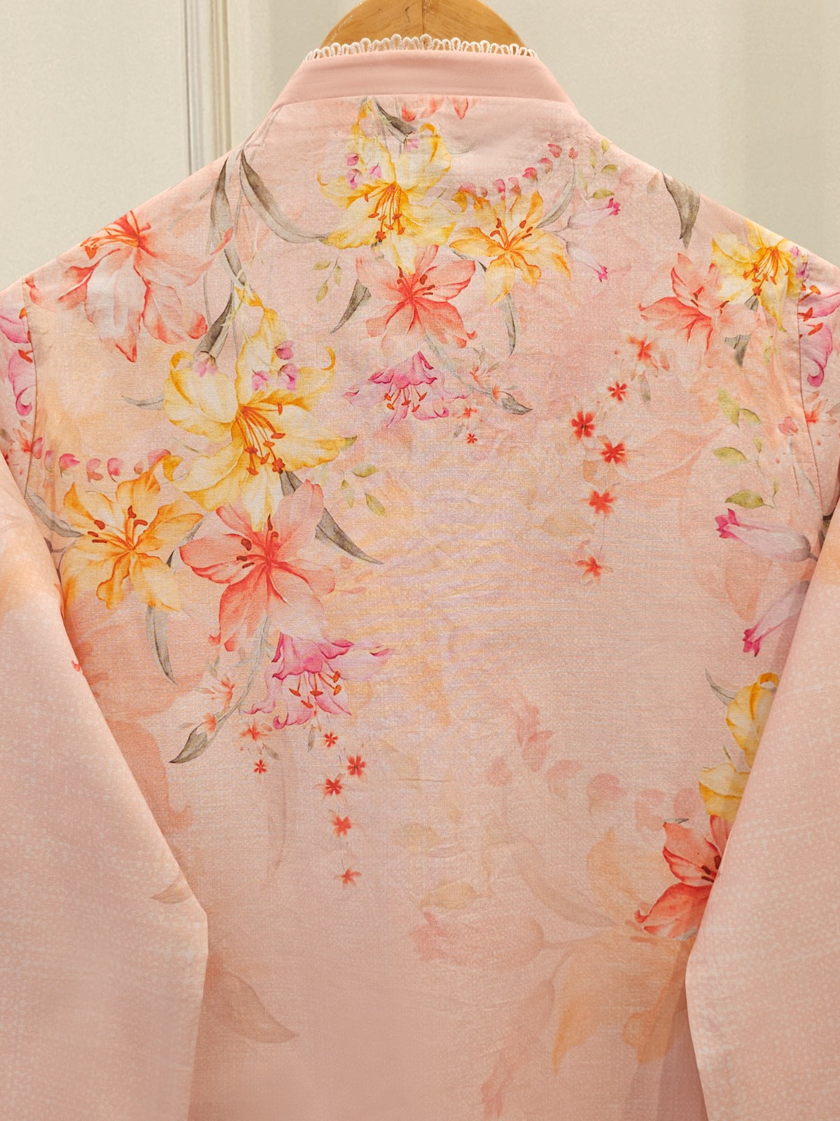 Digital Printed Cambric Shirt S005351