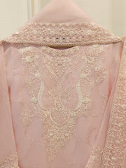 3 Piece - Pure Embroidered Cotton Net Suit S114014