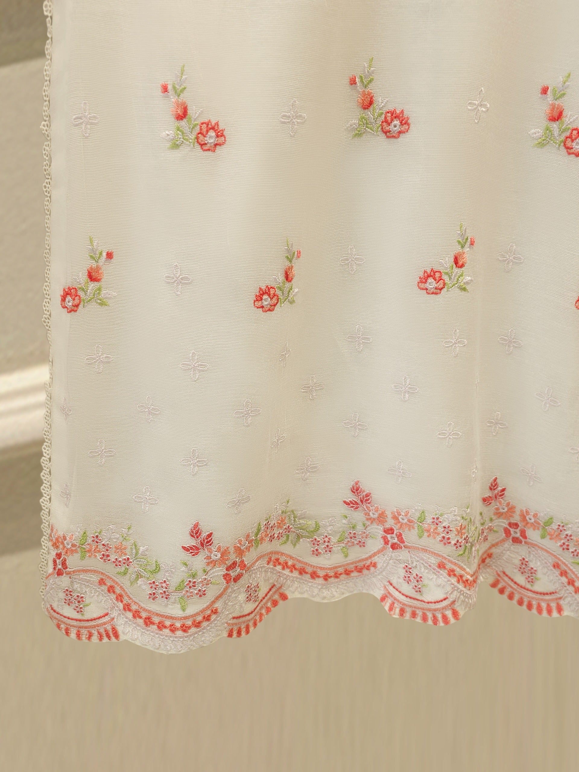 3 Piece - Pure Embroidered Cotton Net Suit S114104