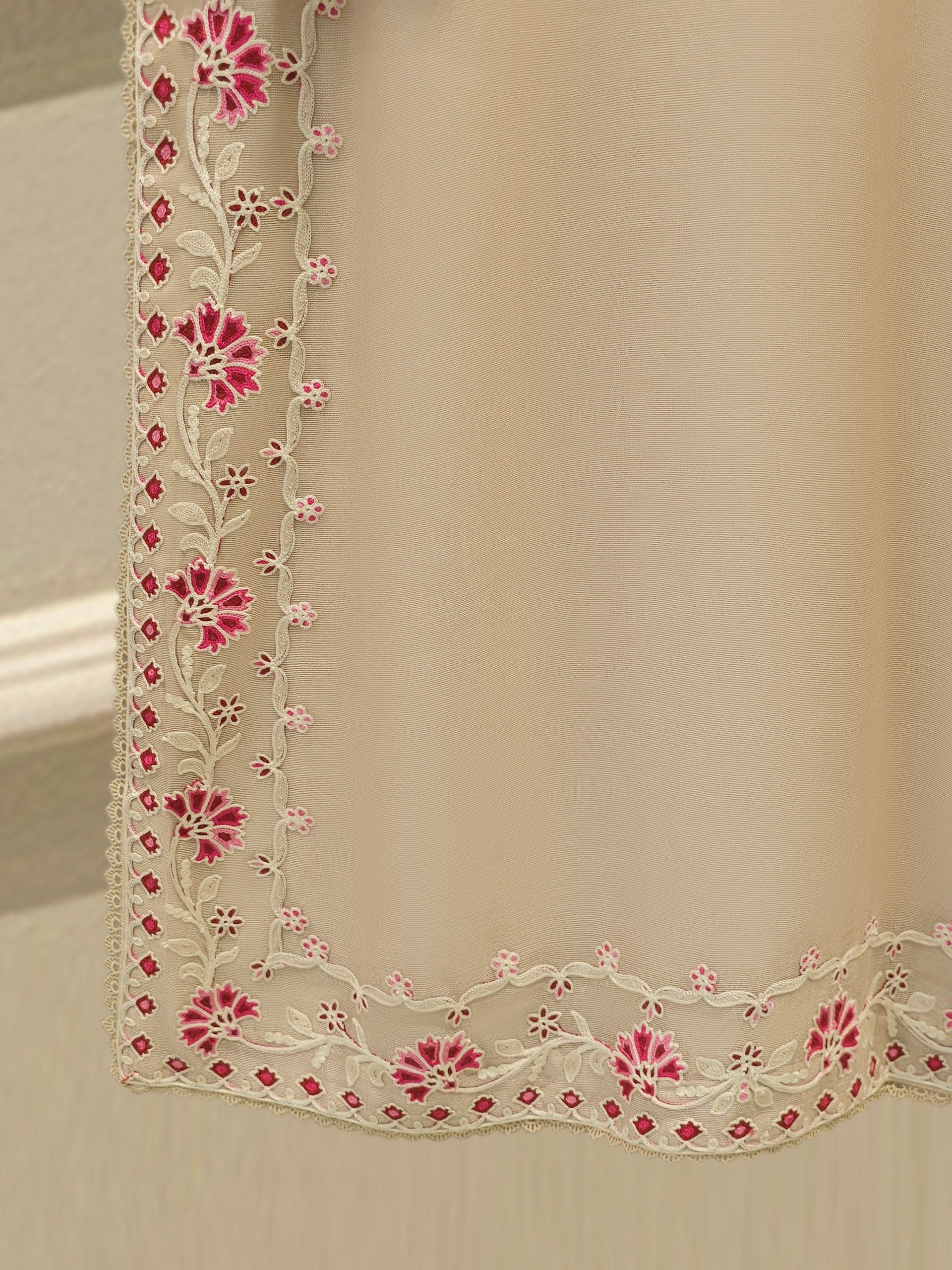 3 Piece - Pure Embroidered Cotton Net Suit S114246