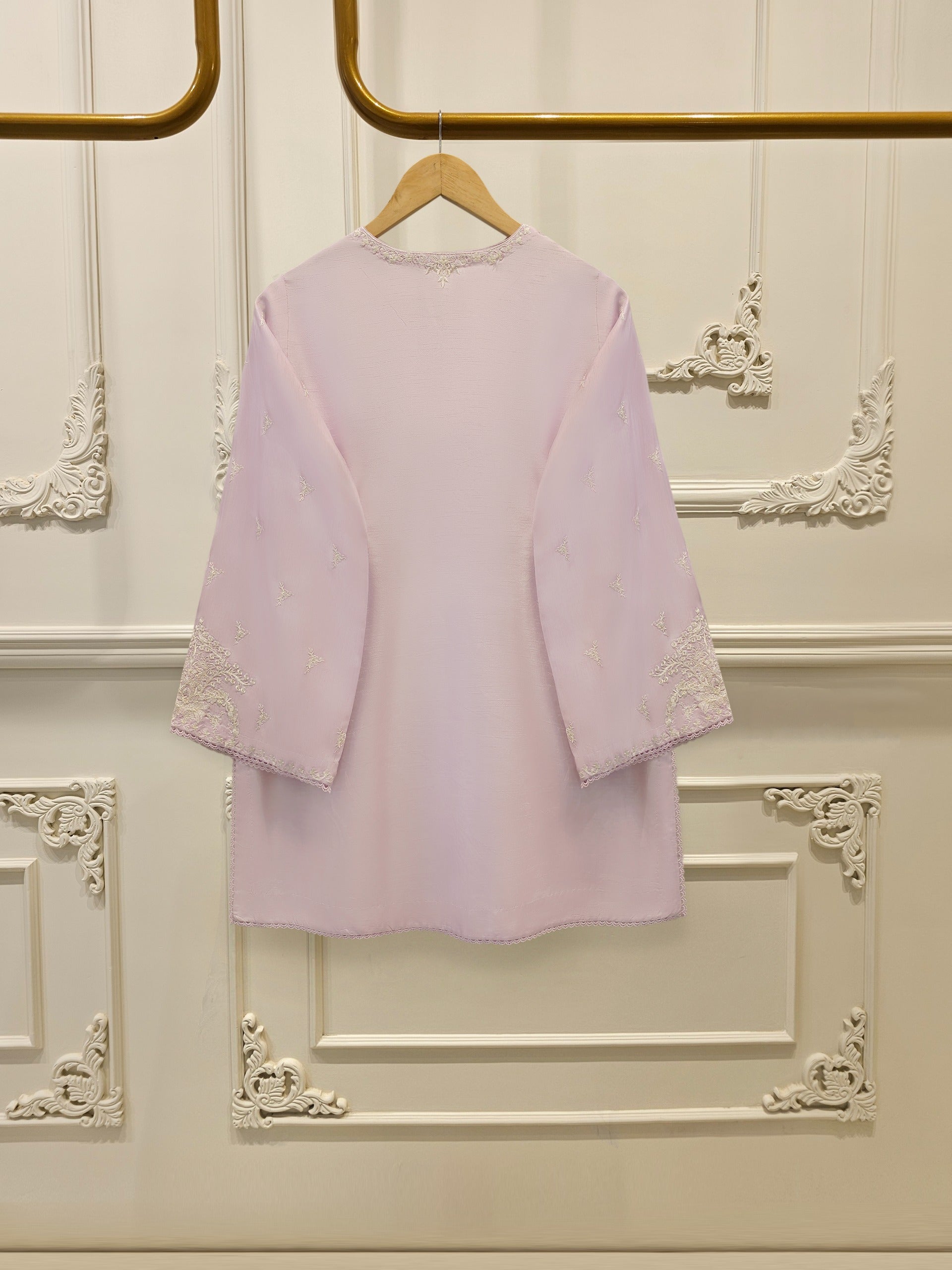 2 Piece - Pure Embroidered Korean Silk Suit S114954