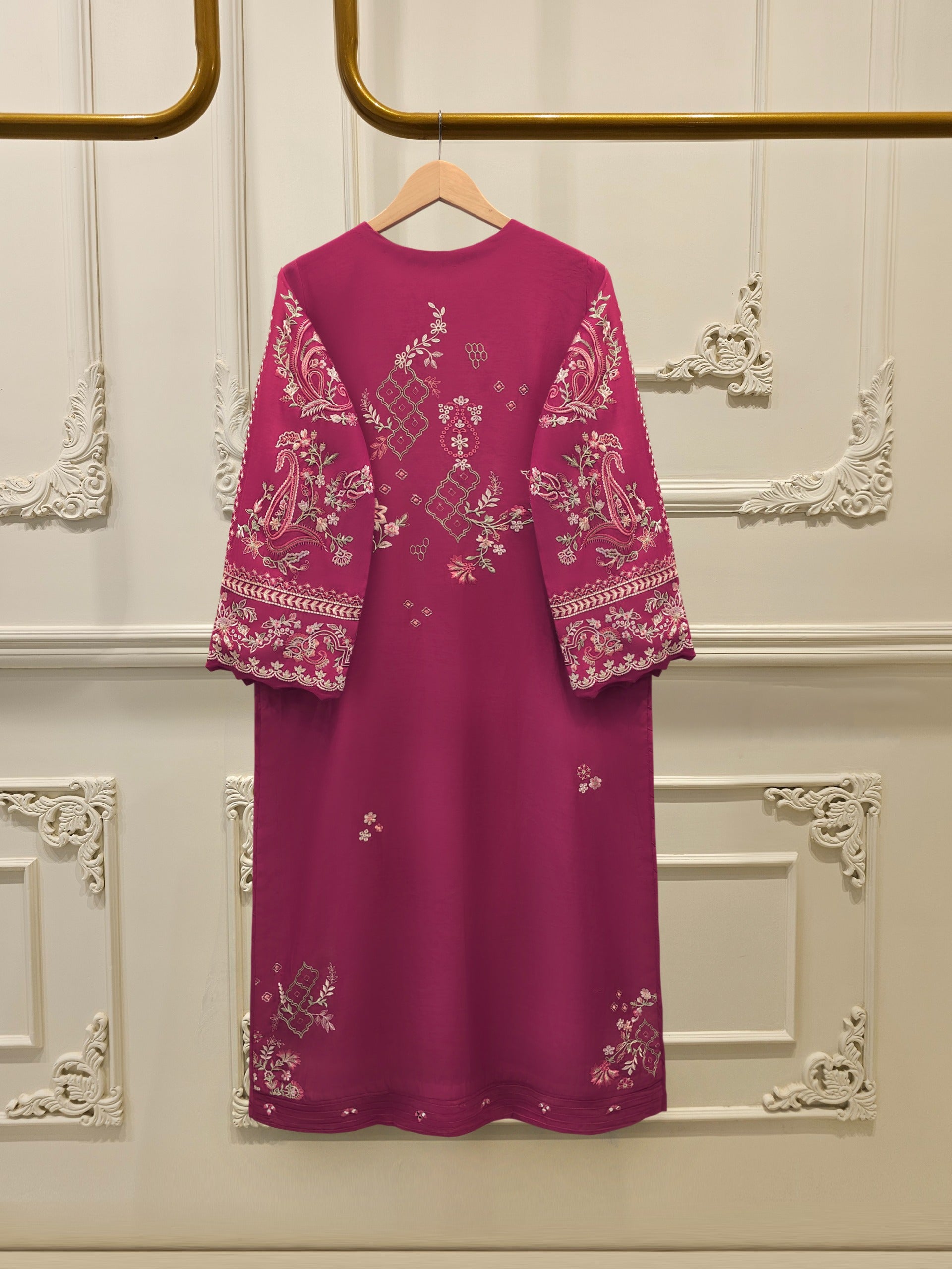 Embroidered Kora  Cotton Shirt S114471