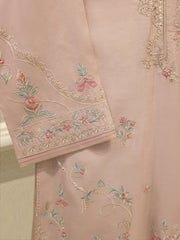 3 Piece - Pure Khaddi Silk Embroidered  Suit S114730