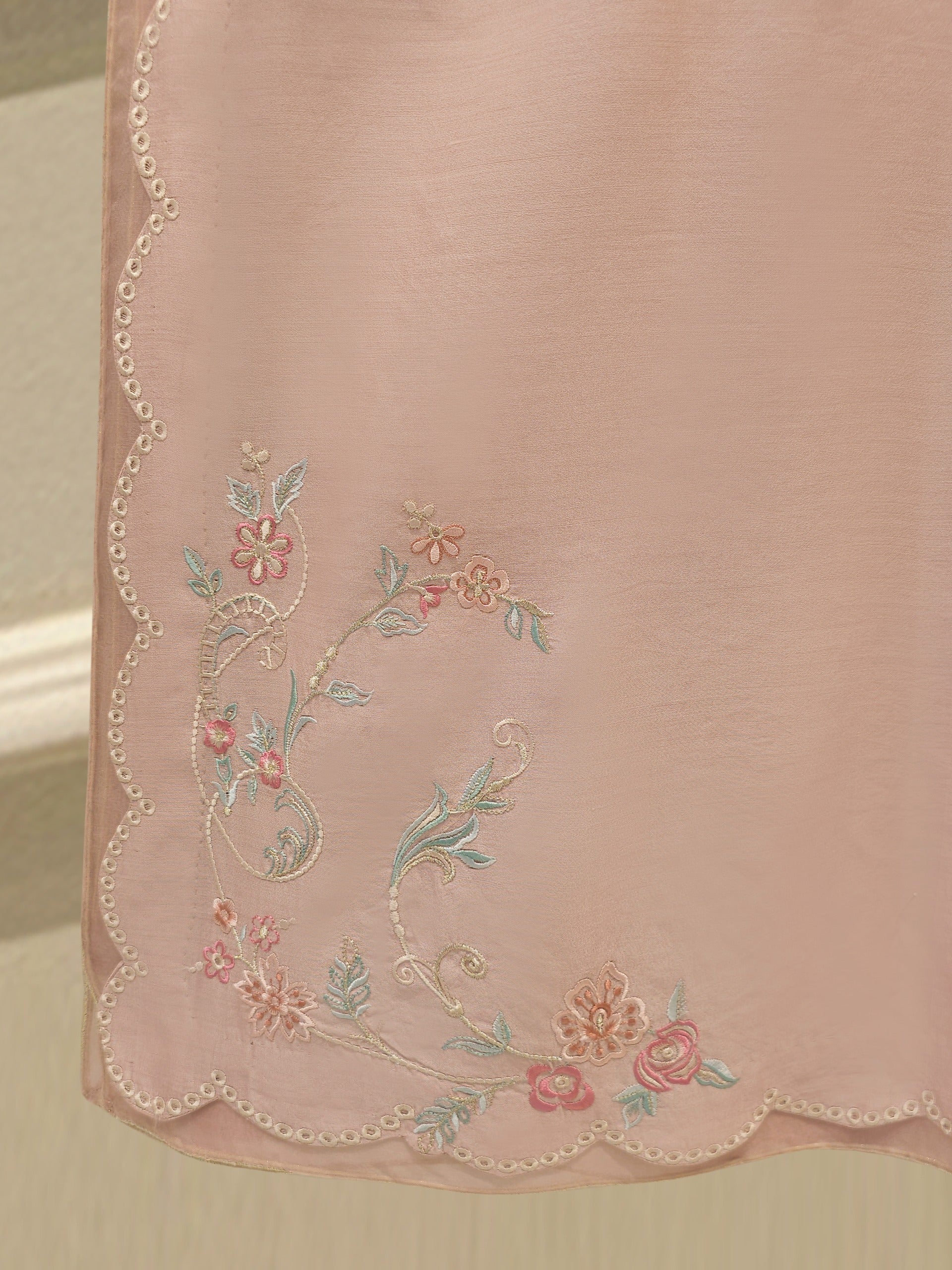 3 Piece - Pure Khaddi Silk Embroidered  Suit S114730