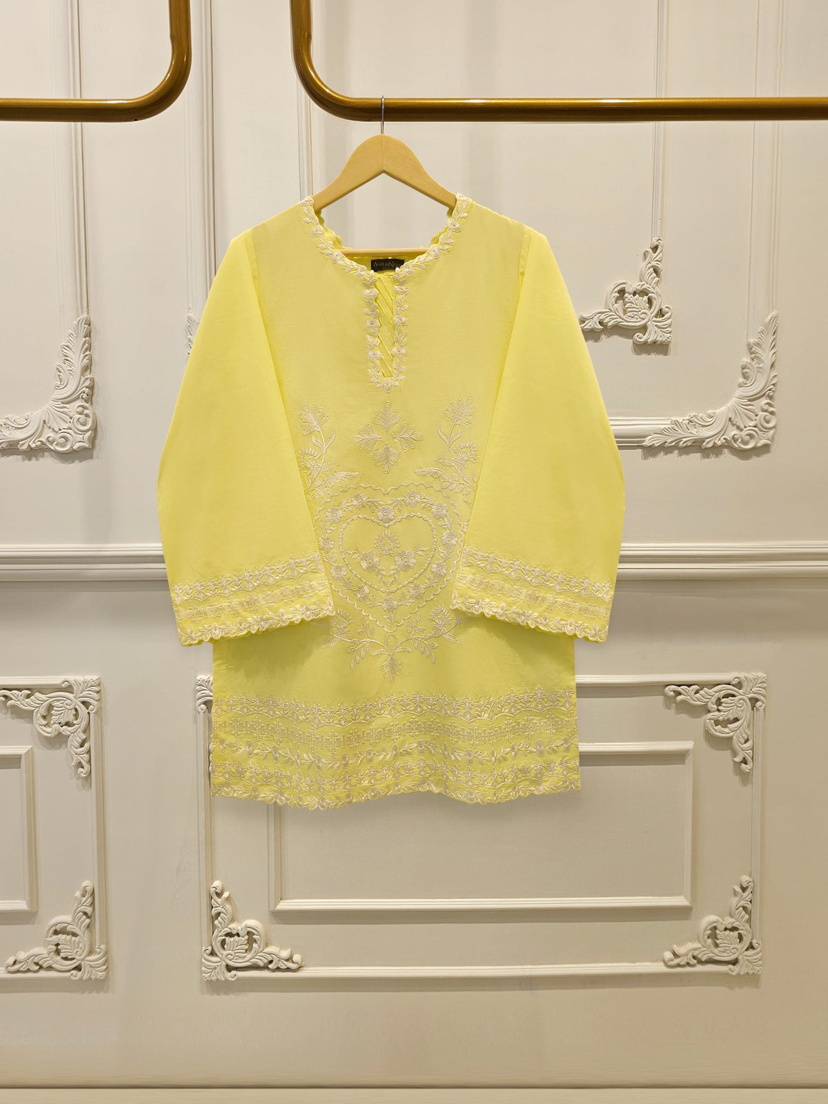 2 Piece - Embroidered Cambric Suit S114945
