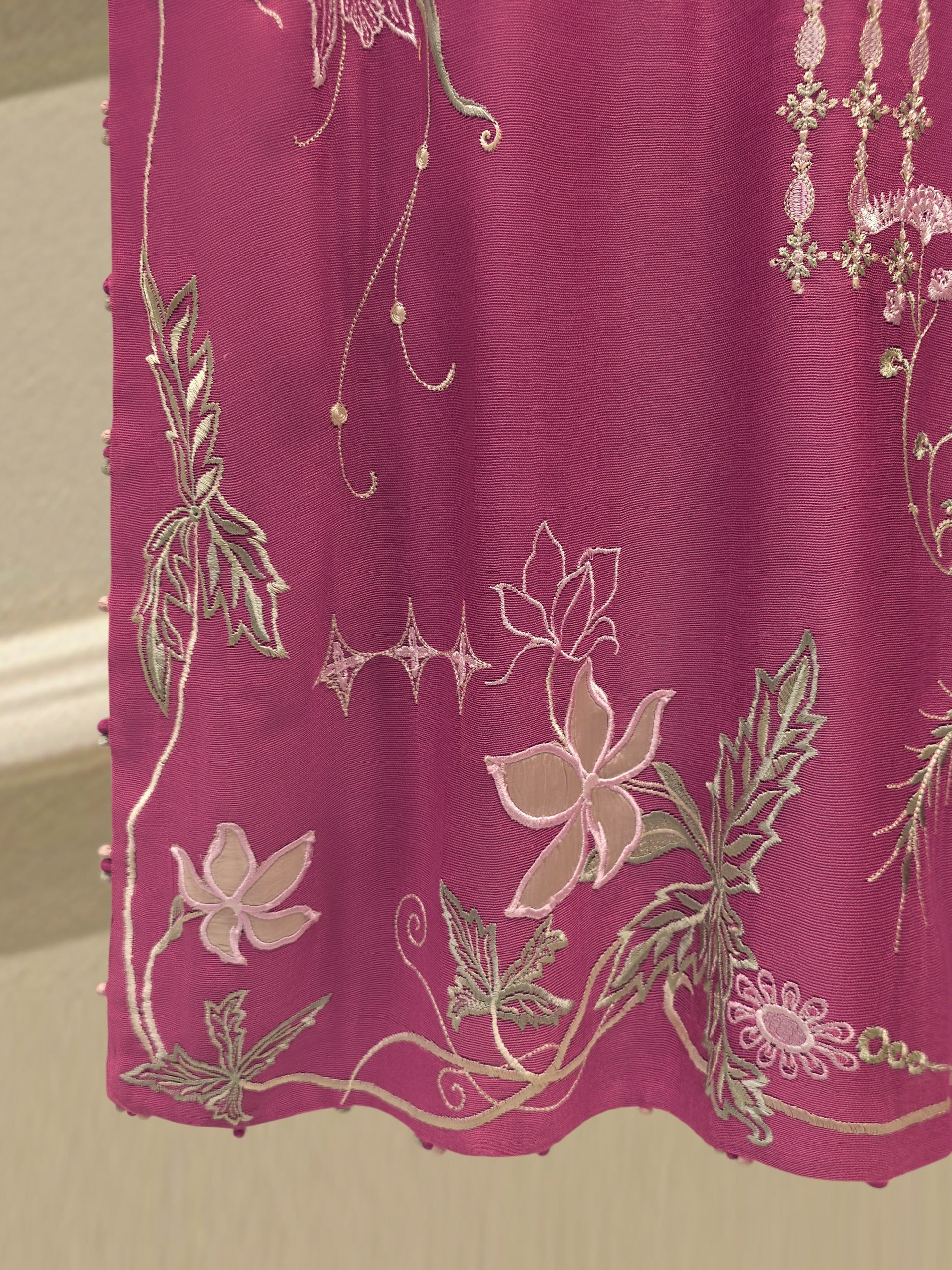 3 Piece - Pure Embroidered Cotton Net Suit S114934
