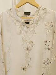 2 Piece- Pure Sheesha Silk Embroidered Suit S114985
