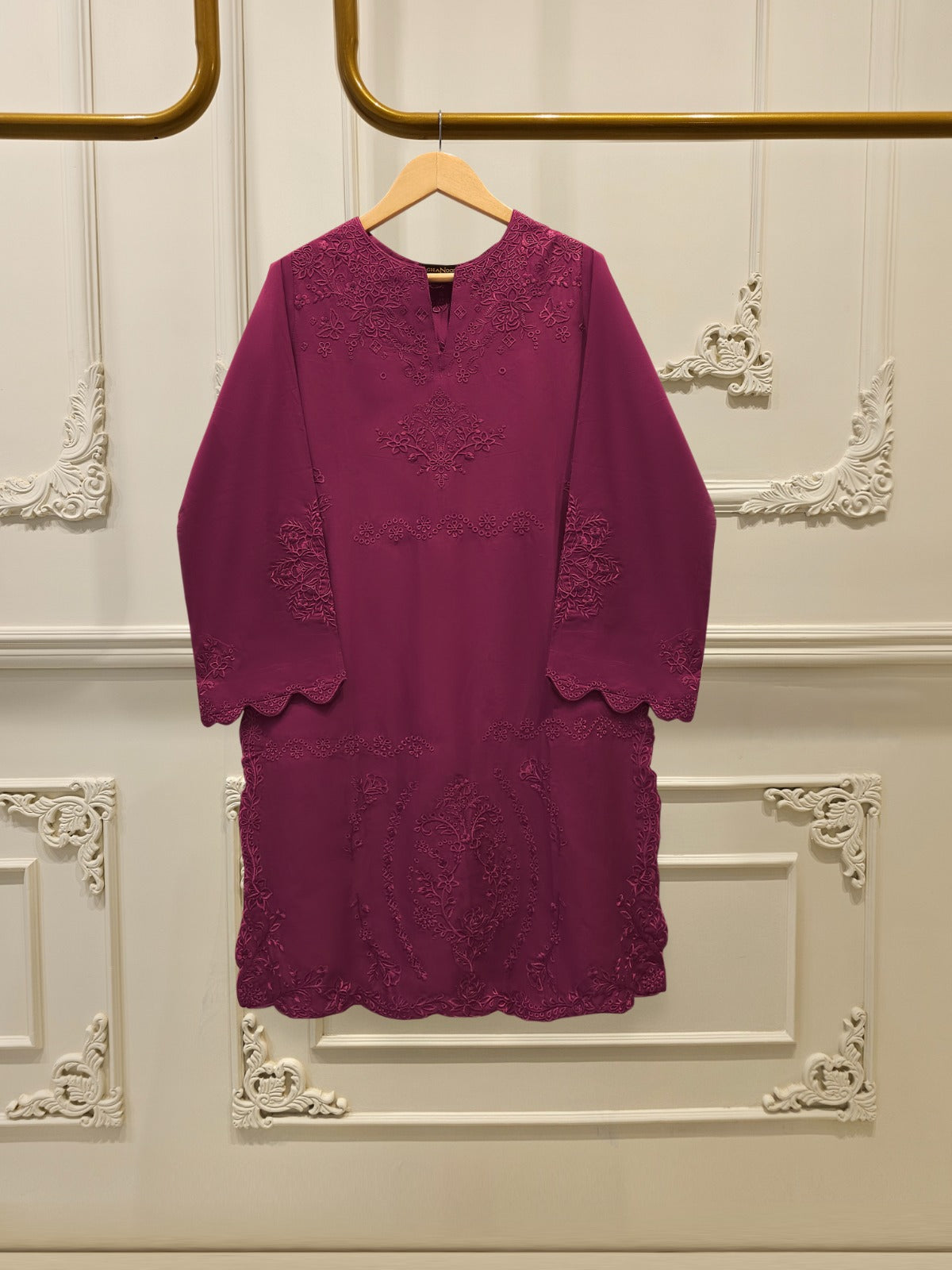 Embroidered Cambric Shirt S114987