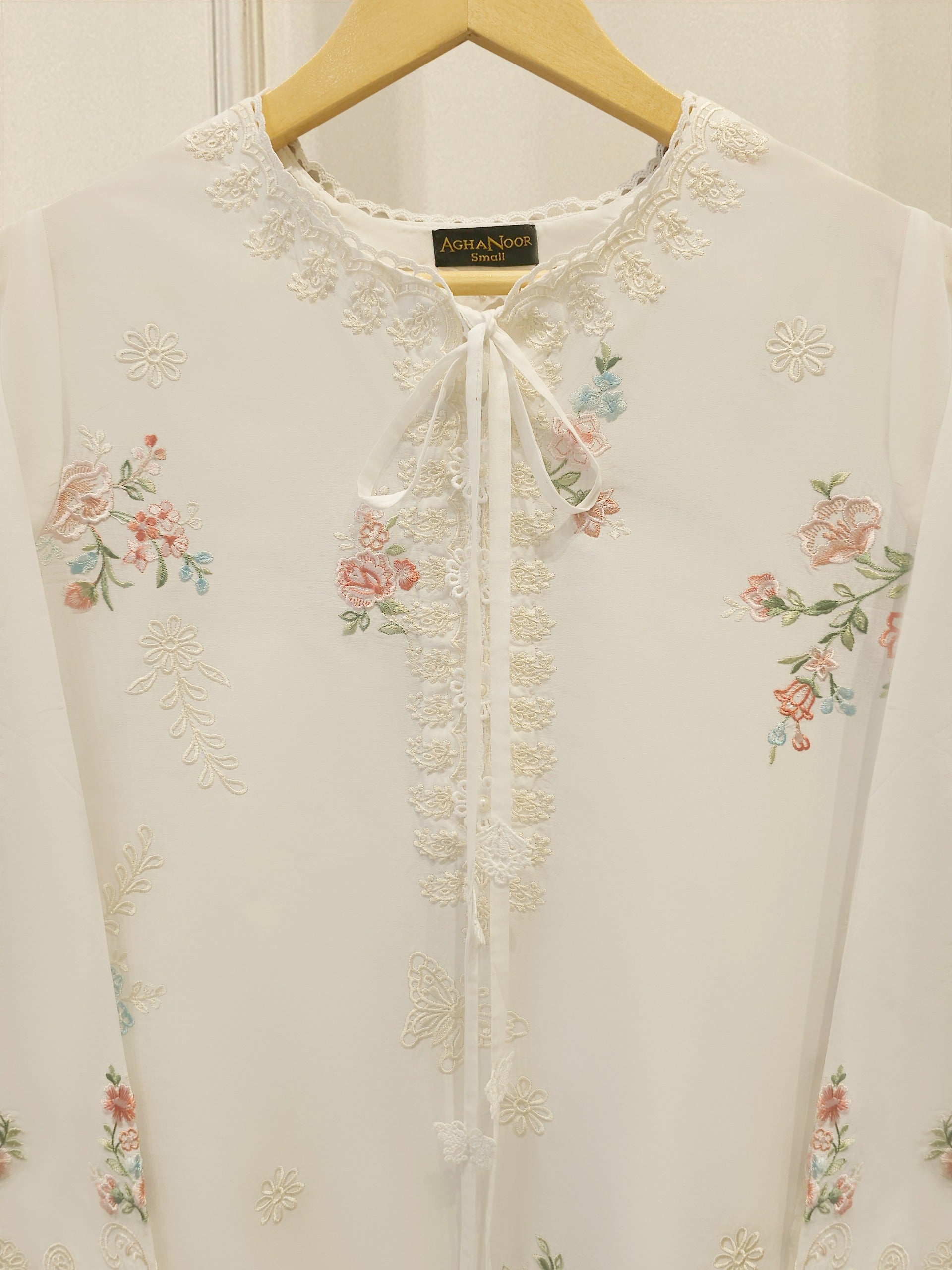 2 Piece - Embroidered Cambric Suit S115236