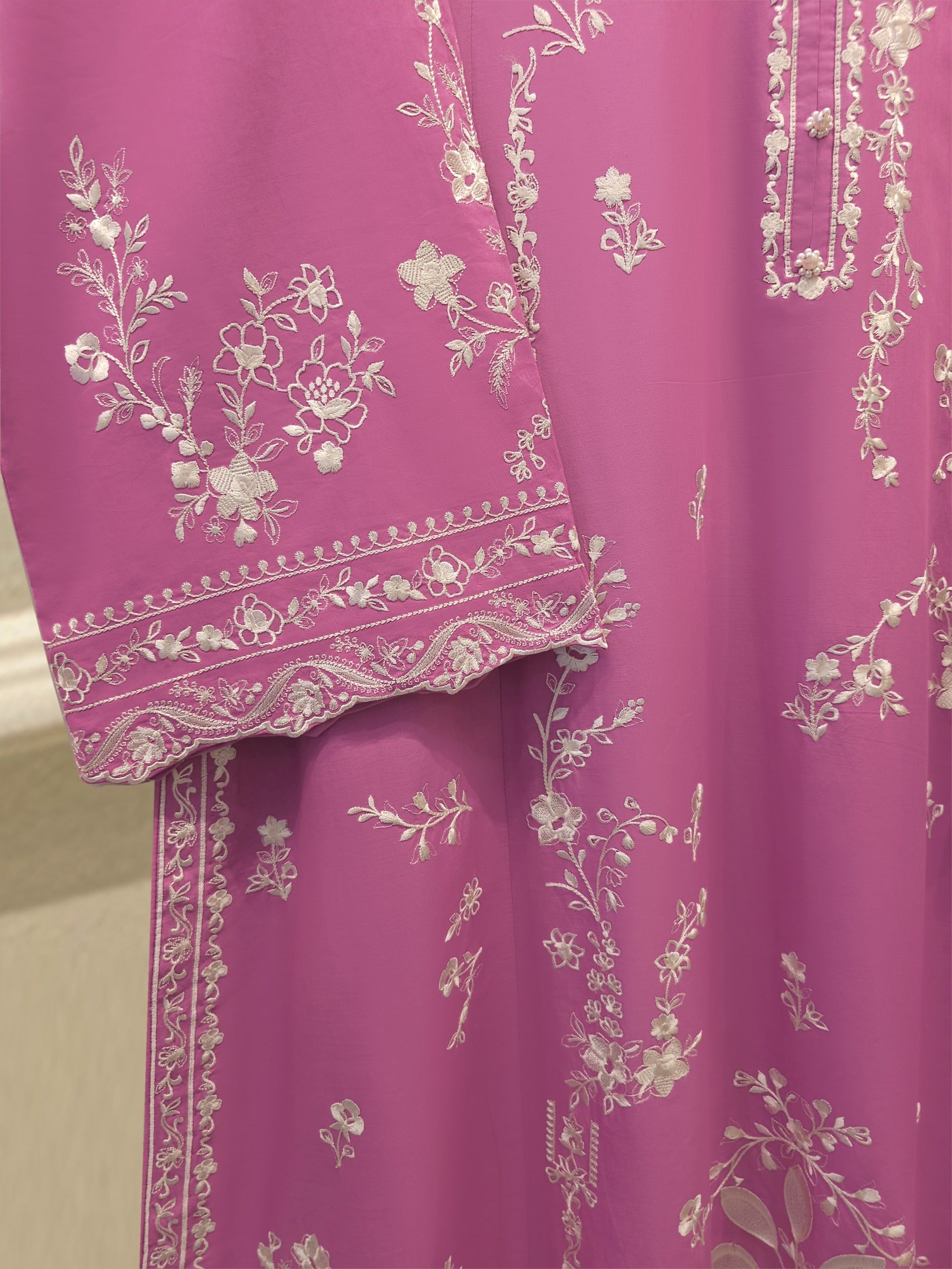 2 Piece - Embroidered Cambric Suit S115275