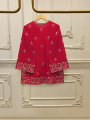 2 Piece - Embroidered Cambric Suit S115303