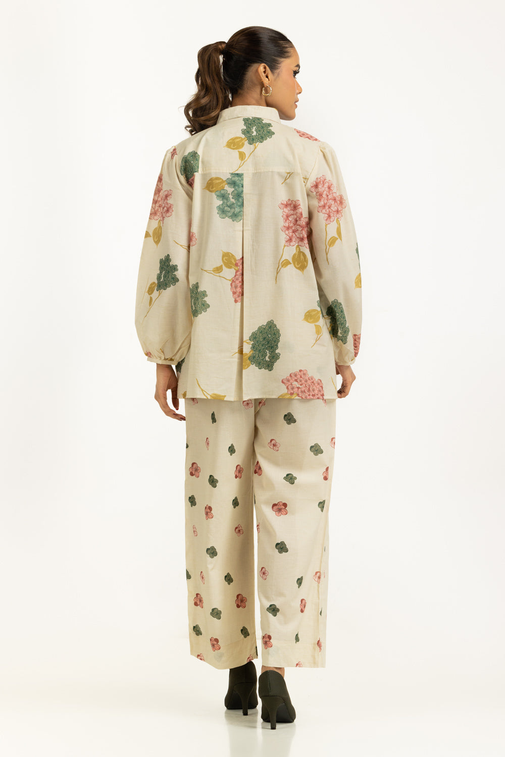 Yarn Lurex Printed Co-Ord Set