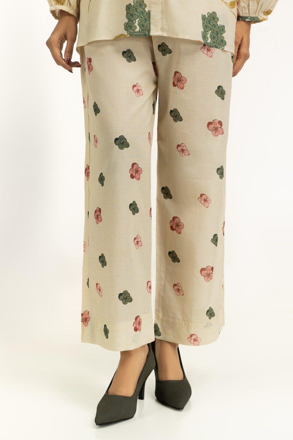 Yarn Lurex Printed Co-Ord Set