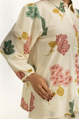 Yarn Lurex Printed Co-Ord Set