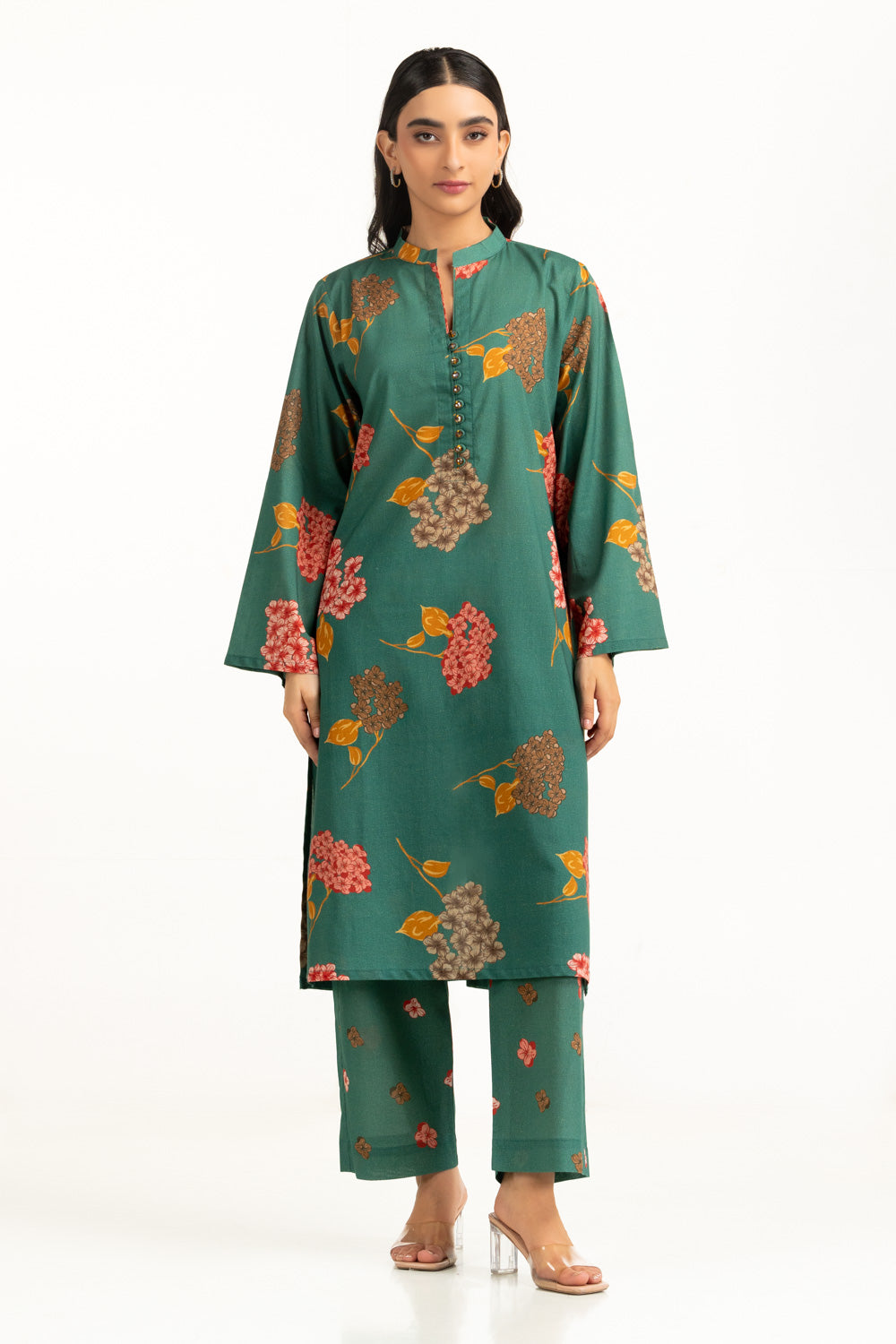 Yarn Lurex Printed Co-Ord Set