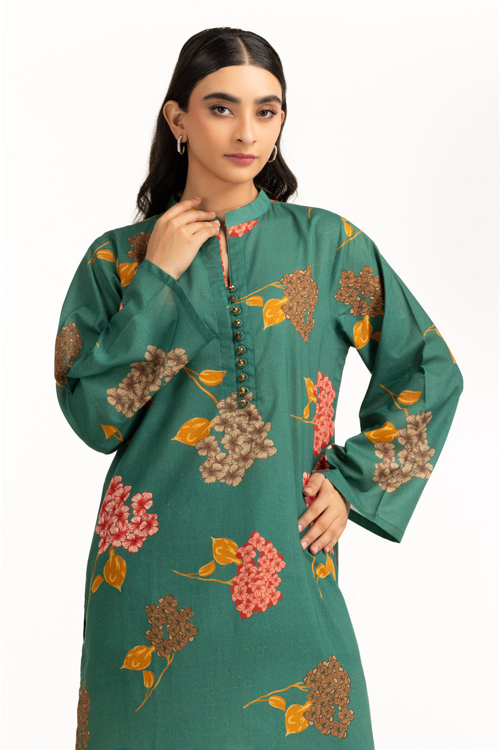 Yarn Lurex Printed Co-Ord Set