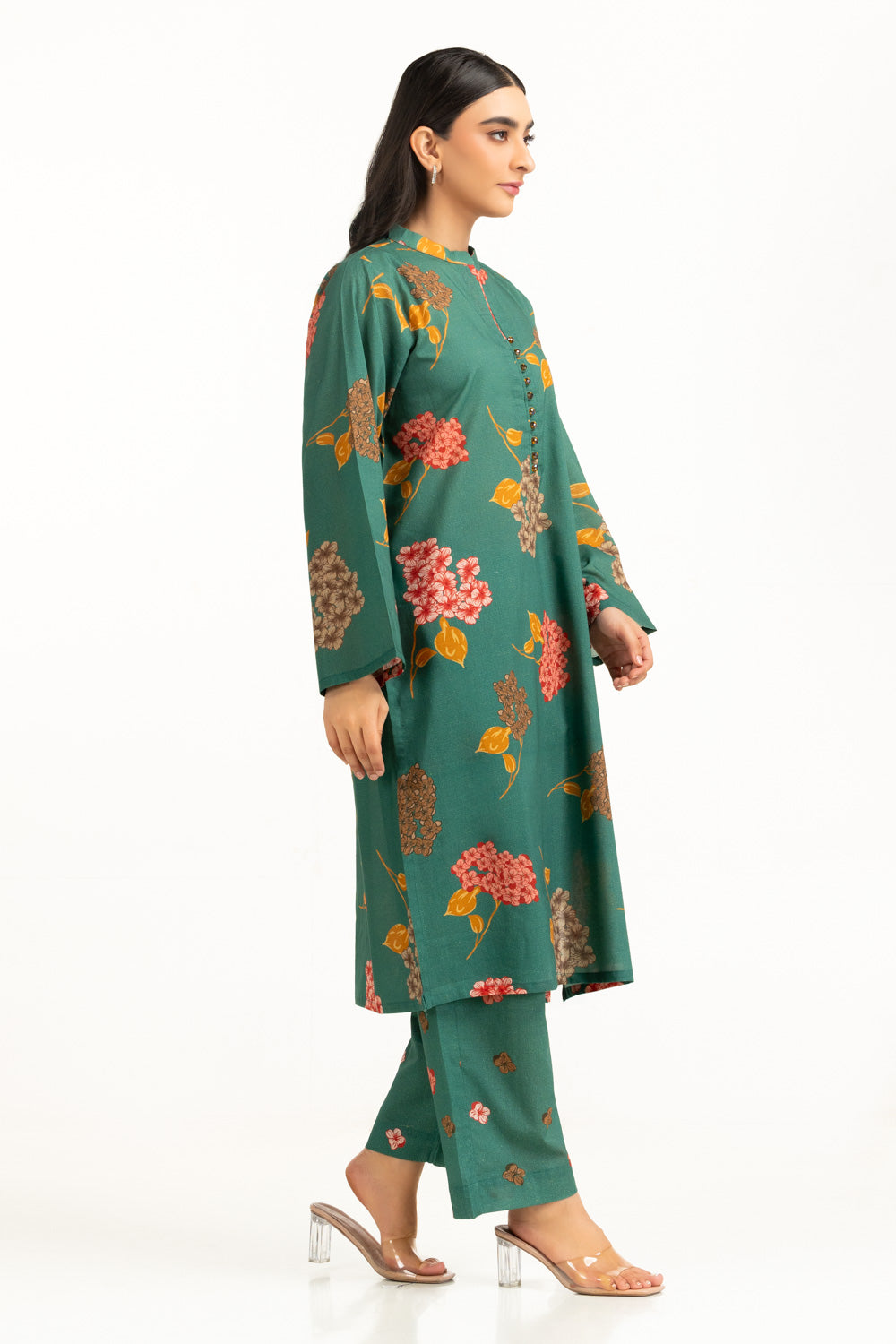 Yarn Lurex Printed Co-Ord Set