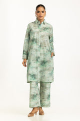 Yarn Lurex Printed Co-Ord Set