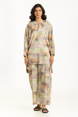 Yarn Lurex Printed Co-Ord Set