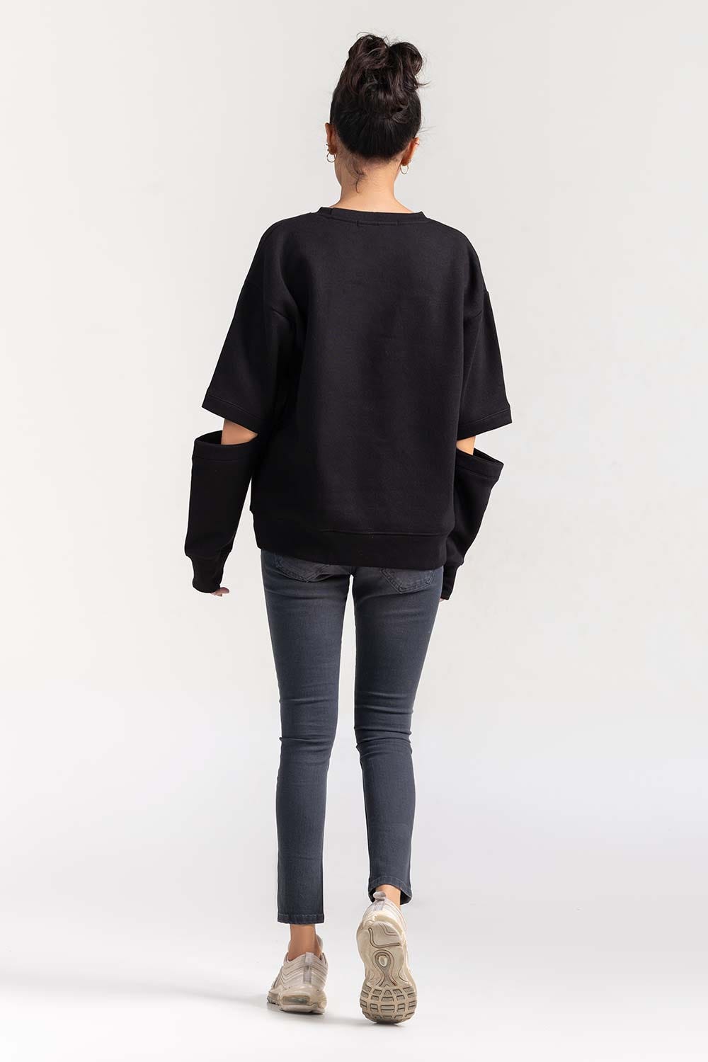 Fleece Sweatshirt With Artwork